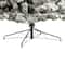 10ft. Pre-Lit Flocked West Virginia Fir Artificial Christmas Tree, Clear LED Lights